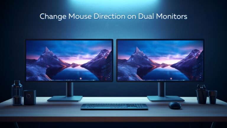How to Change Mouse Direction on Dual Monitors