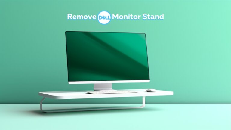 How to Remove Dell Monitor Stand