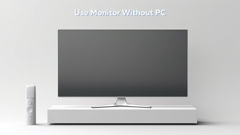 Can You Use a Monitor Without a PC