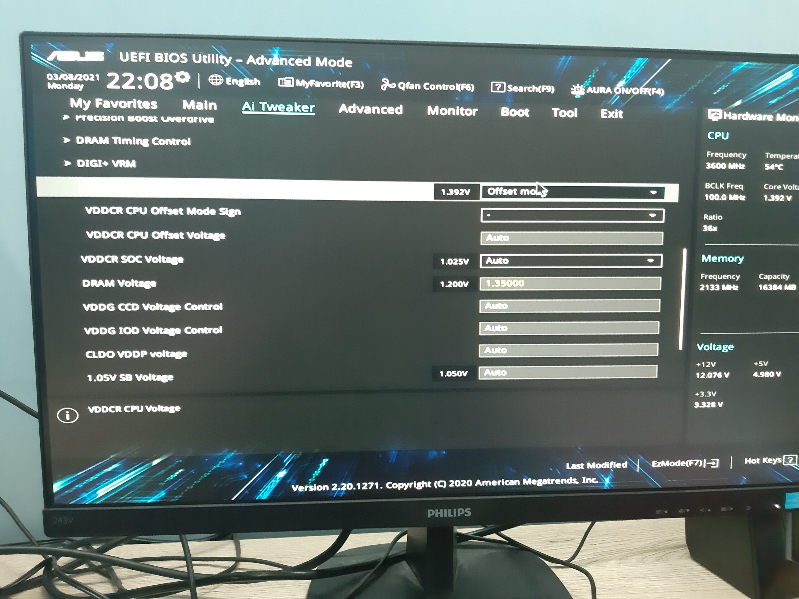 How to Undervolt Cpu in Bios?